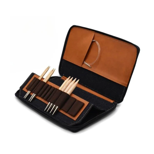 LYKKE Oxford Etui til Udskiftbare Rundpinde, 13 cm